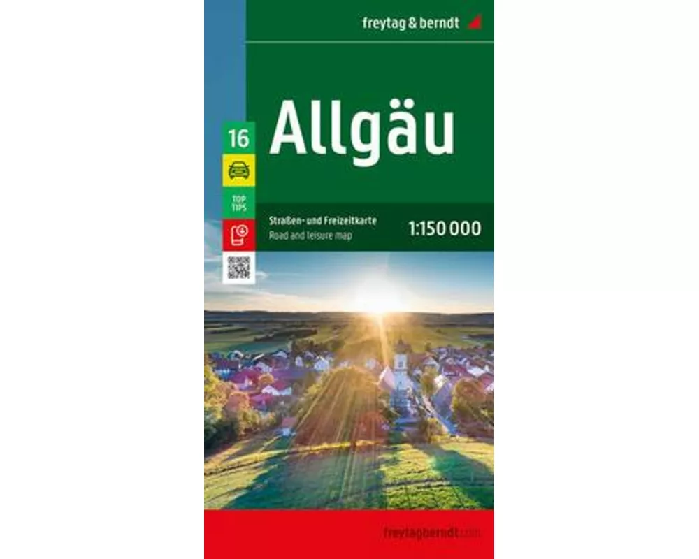 freytag & berndt Straßenkarte Allgäu 1:150.000