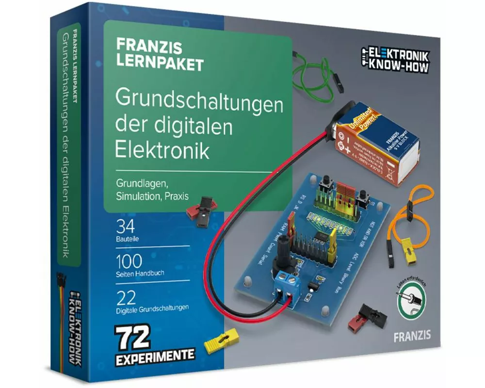 FRANZIS 67204 - FRANZIS Lernpaket: Grundschaltungen der digitalen Elektronik