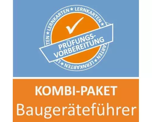 Kombi-Paket Baugeräteführer Lernkarten