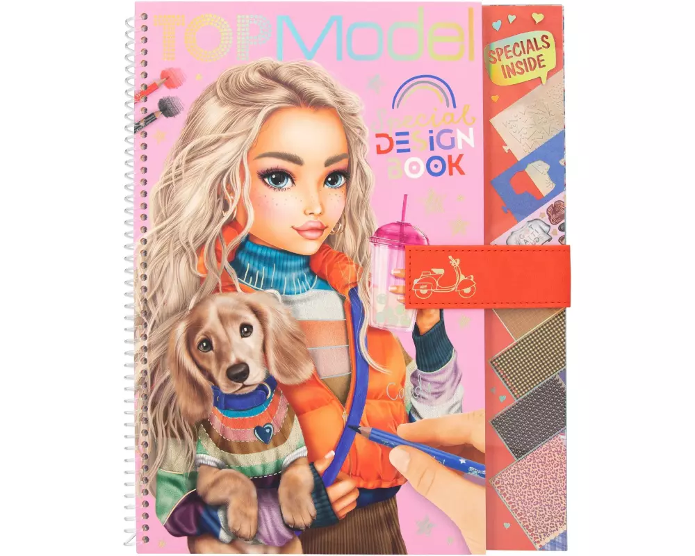 Topmodel Malbuch Design Book Top Model 60 Seiten