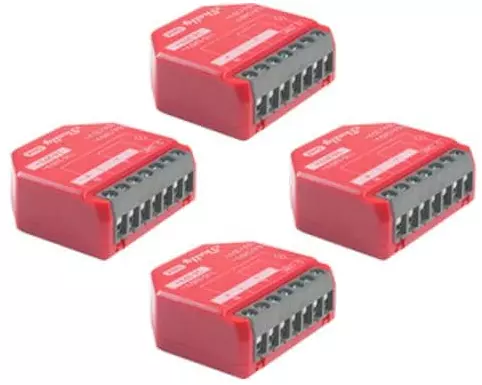 Shelly WLAN-Schaltaktor 1PM Gen 4 x 4 Rot