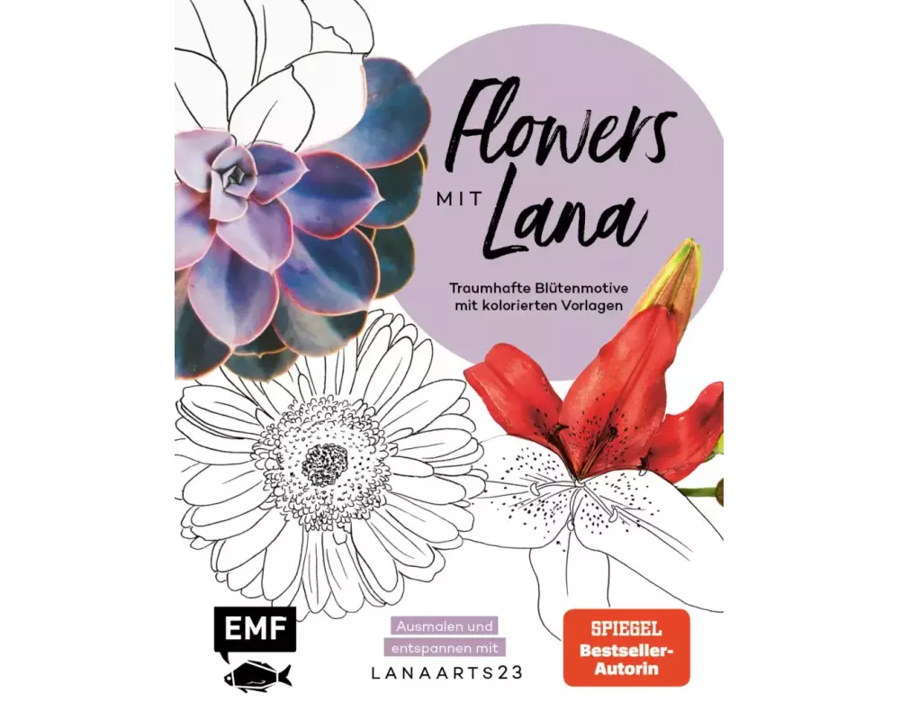 Flowers mit Lana: Ausmalen und entspannen mit Lanaarts23
