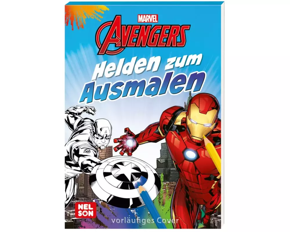 Marvel Avengers: Helden zum Ausmalen