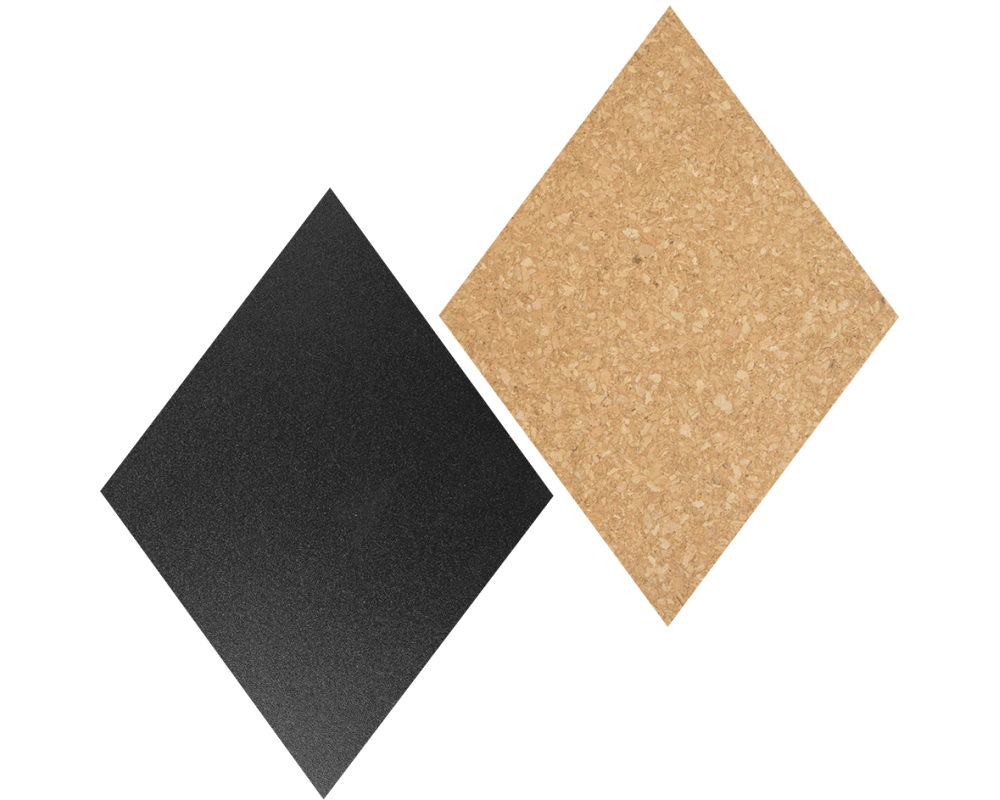 SECURIT Kreidetafel/Kork Set DIAMANT FB-CB-DIA 7-teilig 33.2x22.4x2cm