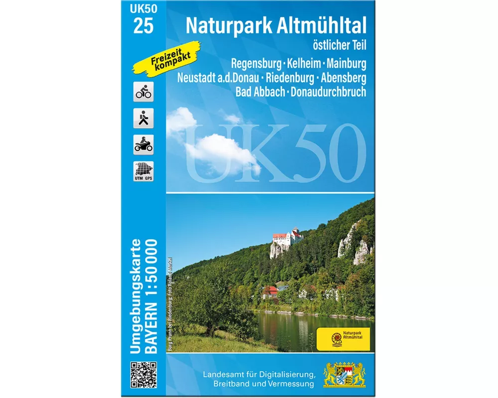 UK50-25 Naturpark Altmühltal, östlicher Teil