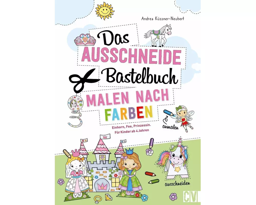 Das Ausschneide-Bastelbuch Malen nach Farben