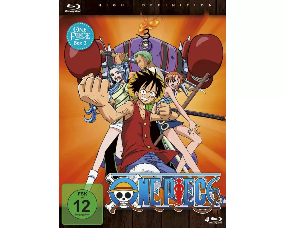 One Piece - TV-Serie - Box 3 (Episoden 62-92) [4 Blu-rays]