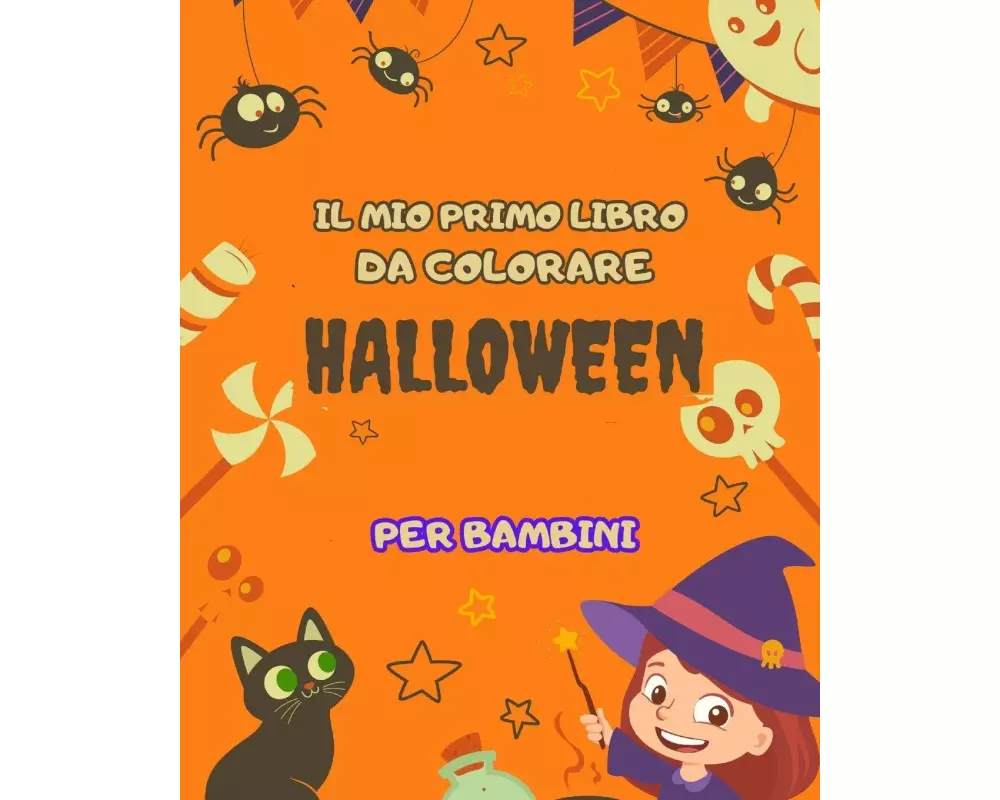 Il mio primo libro da colorare di Halloween per bambini