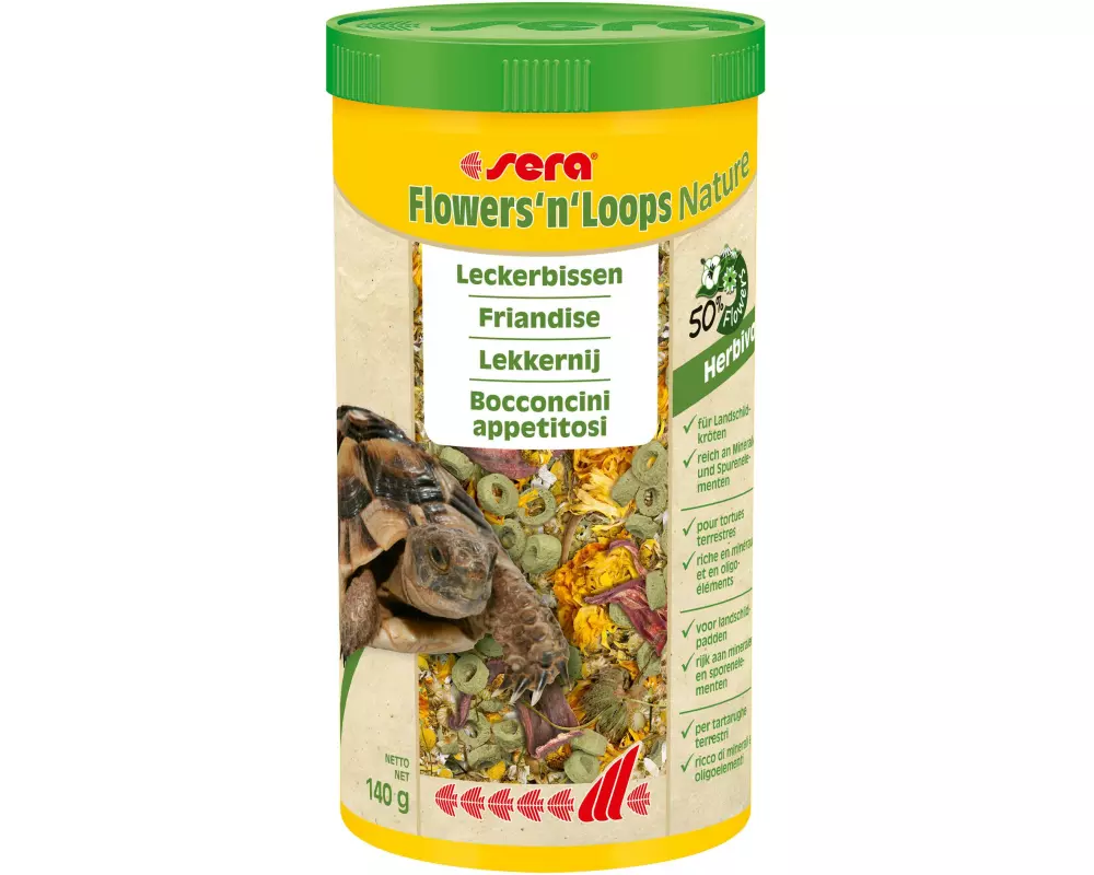 sera Leckerbissen Flowers'n'Loops Nature, 1000 ml, 140g