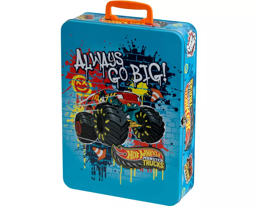 Klein-Toys Hot Wheels Monster Trucks Sammelkoffer für 8 Autos