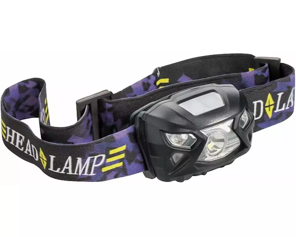 STEFFEN Stirnlampe LED 280 5W Dunkelviolett