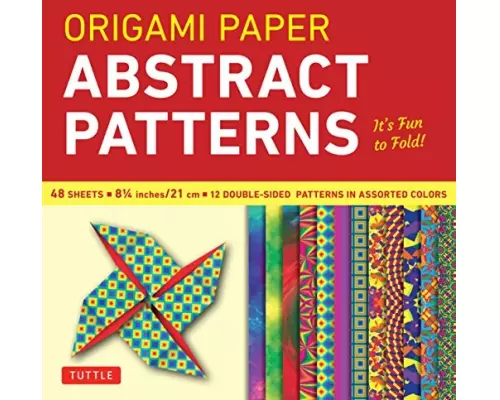Origami Paper - Abstract Patterns - 8 1/4" - 48 Sheets