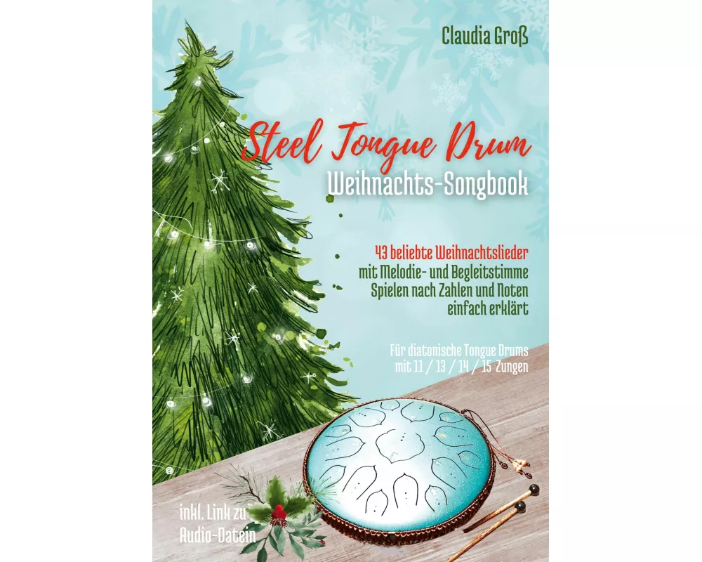 Steel Tongue Drum Weihnachts-Songbook - Ringbuch