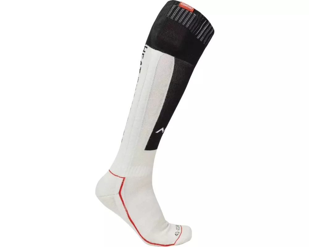 Heat Experience Beheizbare technische Socken mit Batterien Sand/Schwarz L