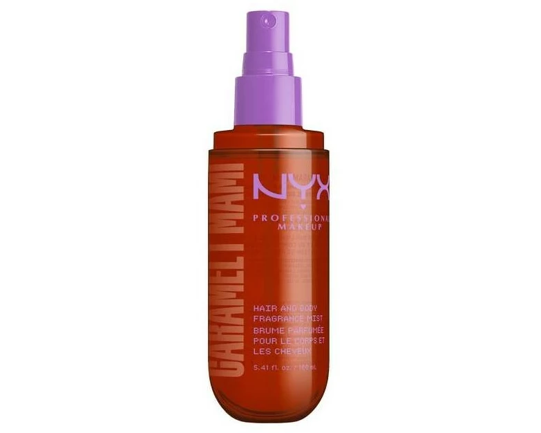 NYX Professional Makeup Caramelt Mami Hair & Body Fragrance Mist, 160 ml