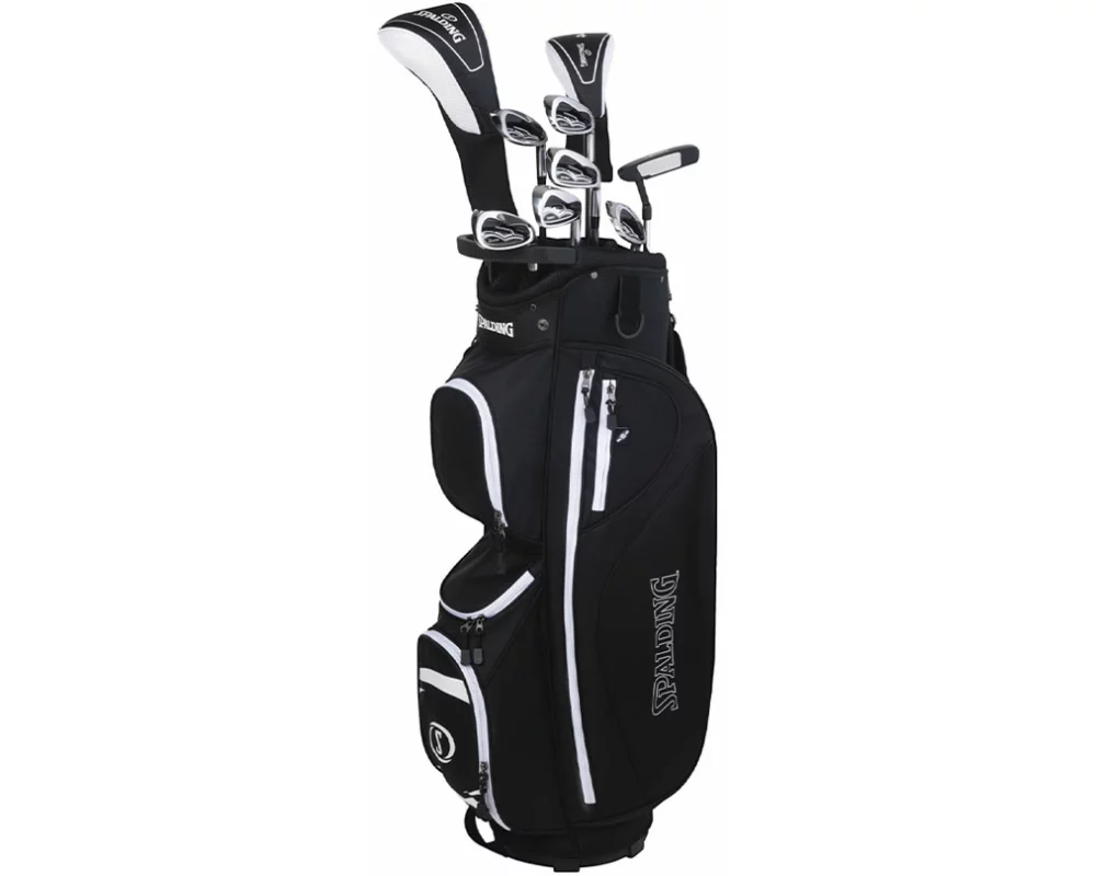 SPALDING Tour2 Full Set LADY Rechtshändiges Golfset mit Trolleytasche Graphite
