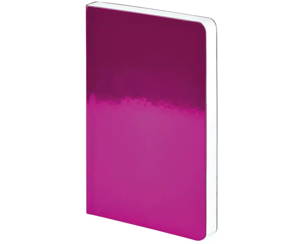 Nuuna Notizbuch Shiny Starlet Pink, 15 x 10.8 cm, Dot