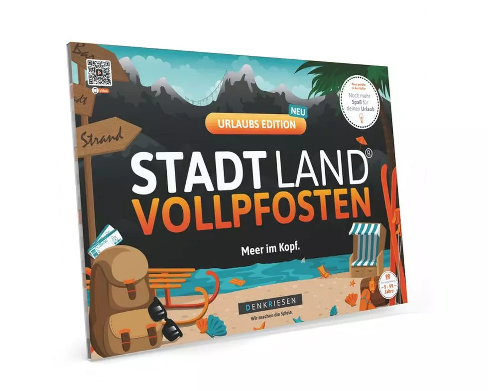 Denkriesen Stadt Land Vollpfosten A4 Block Urlaubs Edition -DE-