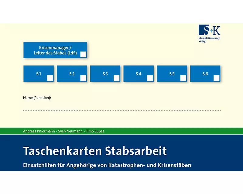Taschenkarten Stabsarbeit