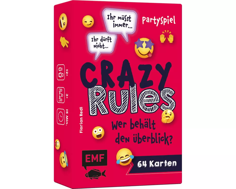 Kartenspiel: Crazy Rules – Wer behält den Überblick?