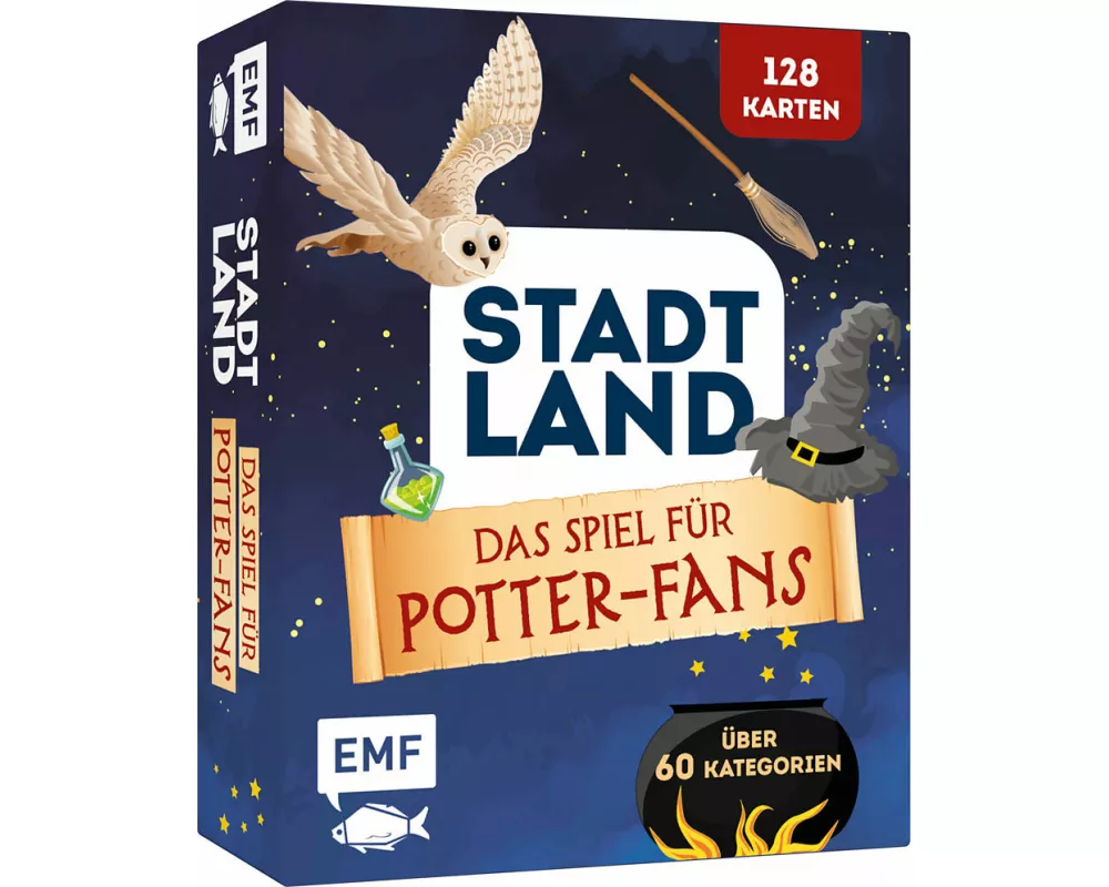 Kartenspiel: Stadt, Land, ... Das inoffizielle Spiel für Harry Potter-Fans mit 128 Karten