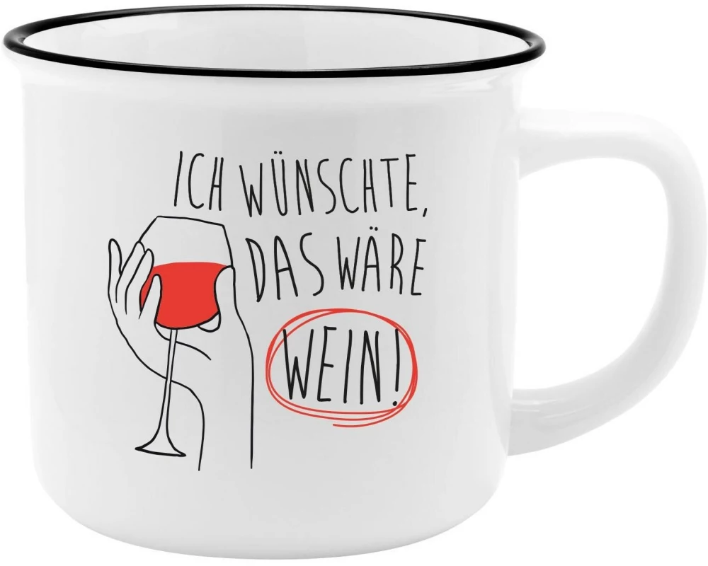 Sheepworld Universaltasse Lieblingsbecher Wein 350 ml, 1 Stück
