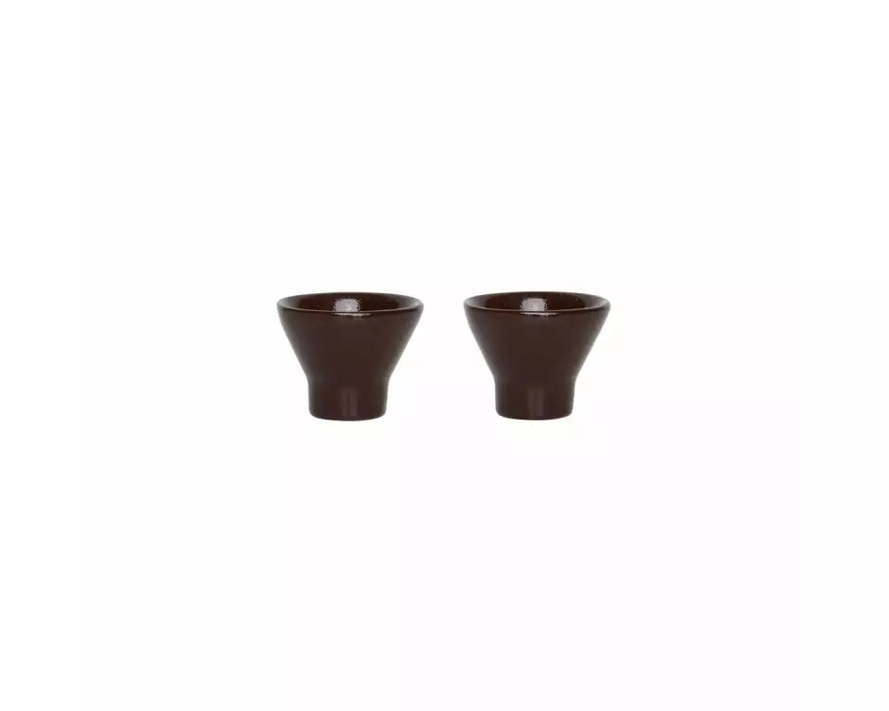 OYOY Eierbecher Yuka 2 Stück, Braun