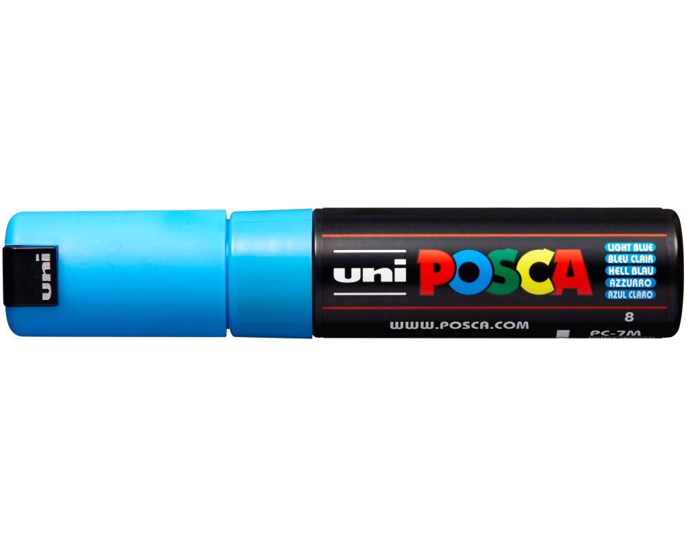 UNI-BALL Posca Marker 4.5-5.5mm PC7MLIGHTBLU hellblau, Rundspitze