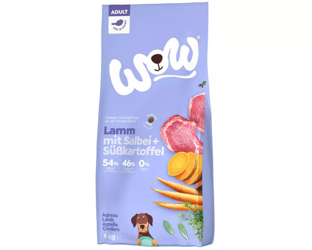 WOW Trockenfutter Minis Adult Lamm, 6 kg