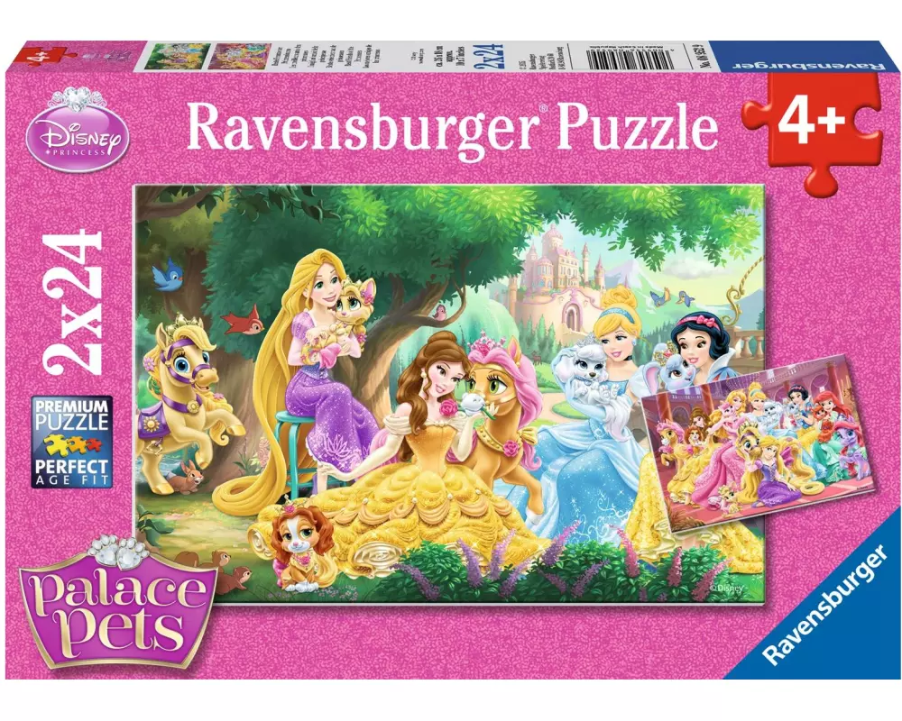 Ravensburger Puzzle Beste Freunde der Prinzessinnen 2 x 24 Teile