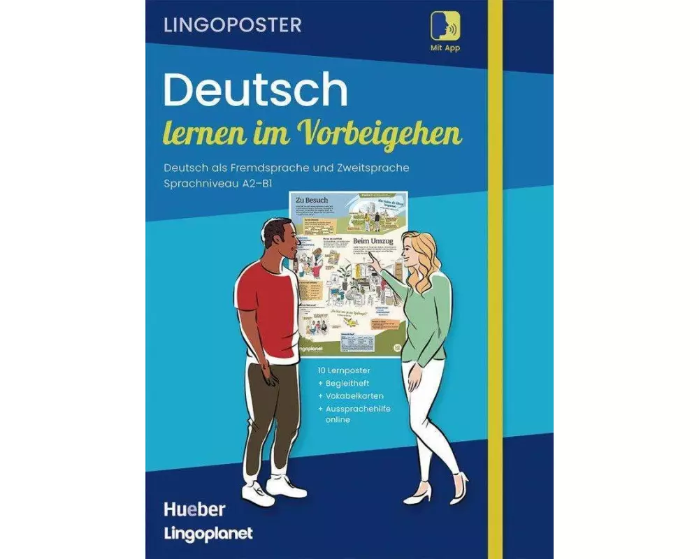 Lingoposter: Deutsch lernen im Vorbeigehen