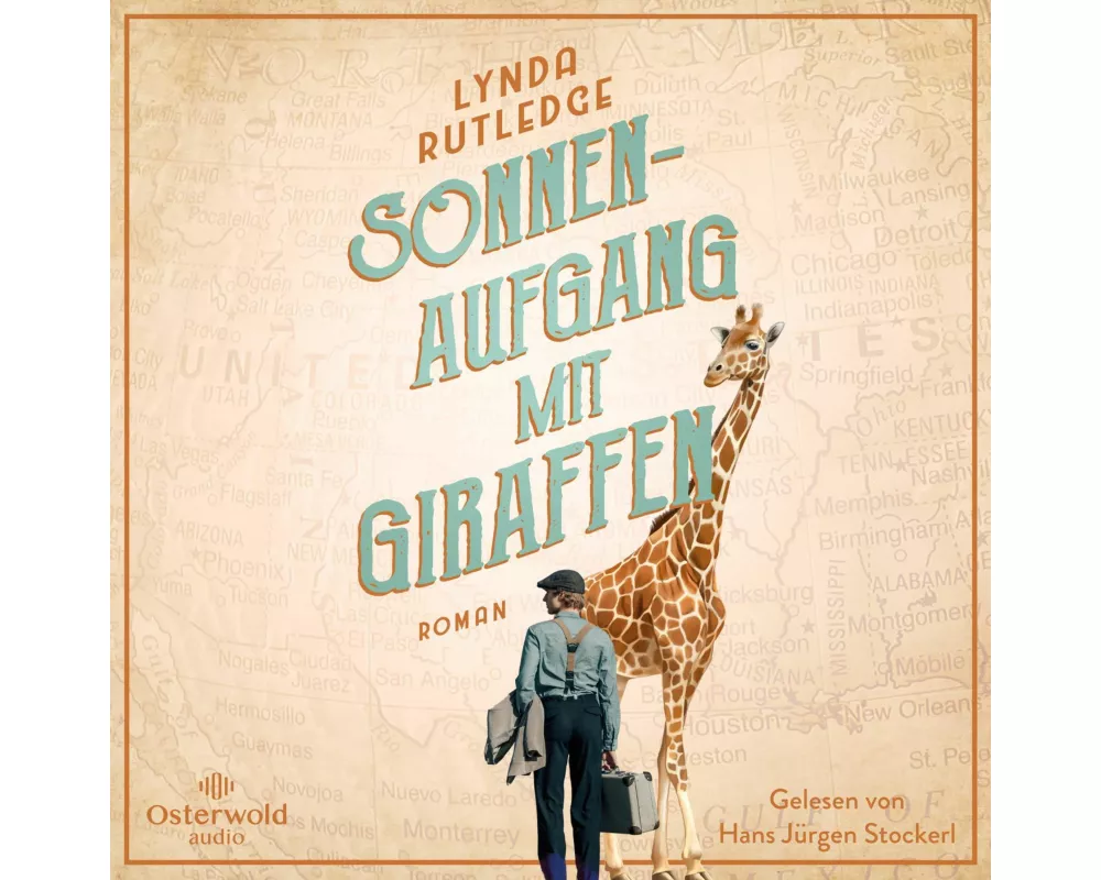 Sonnenaufgang mit Giraffen