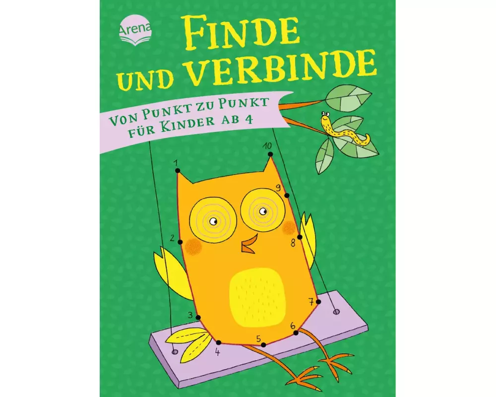Finde und Verbinde. Von Punkt zu Punkt für Kinder ab 4