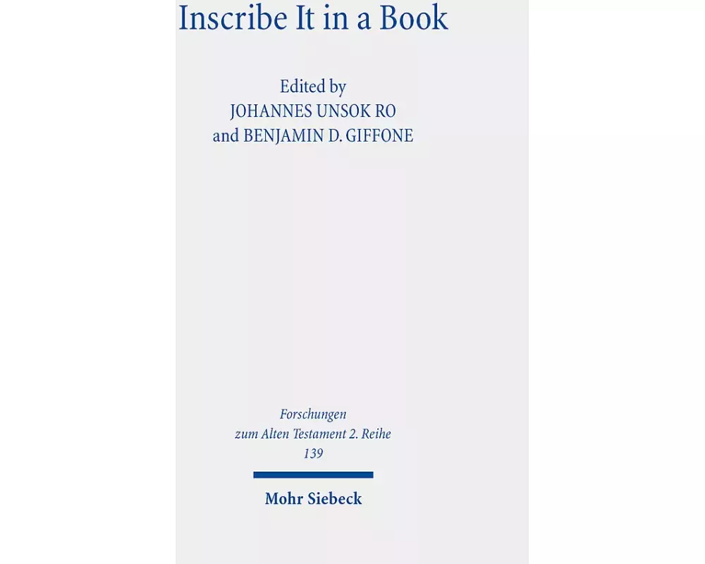 Inscribe It in a Book