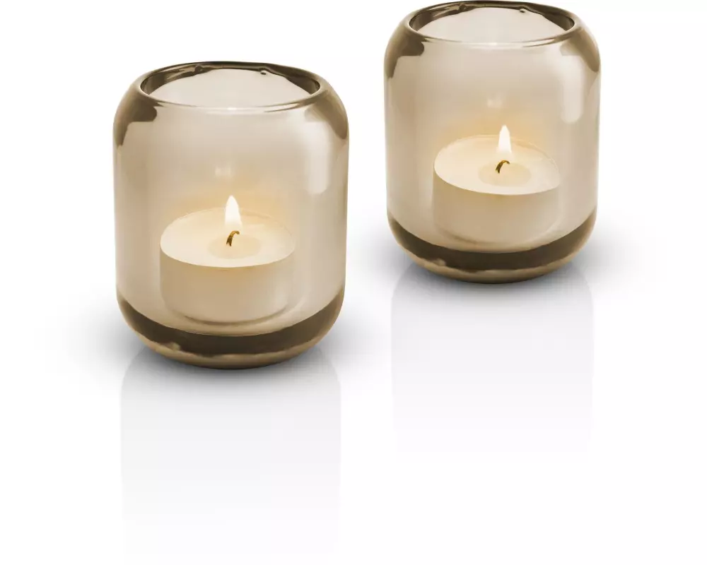 Eva Solo Teelichthalter Acorn 2 Stück, Hellbraun