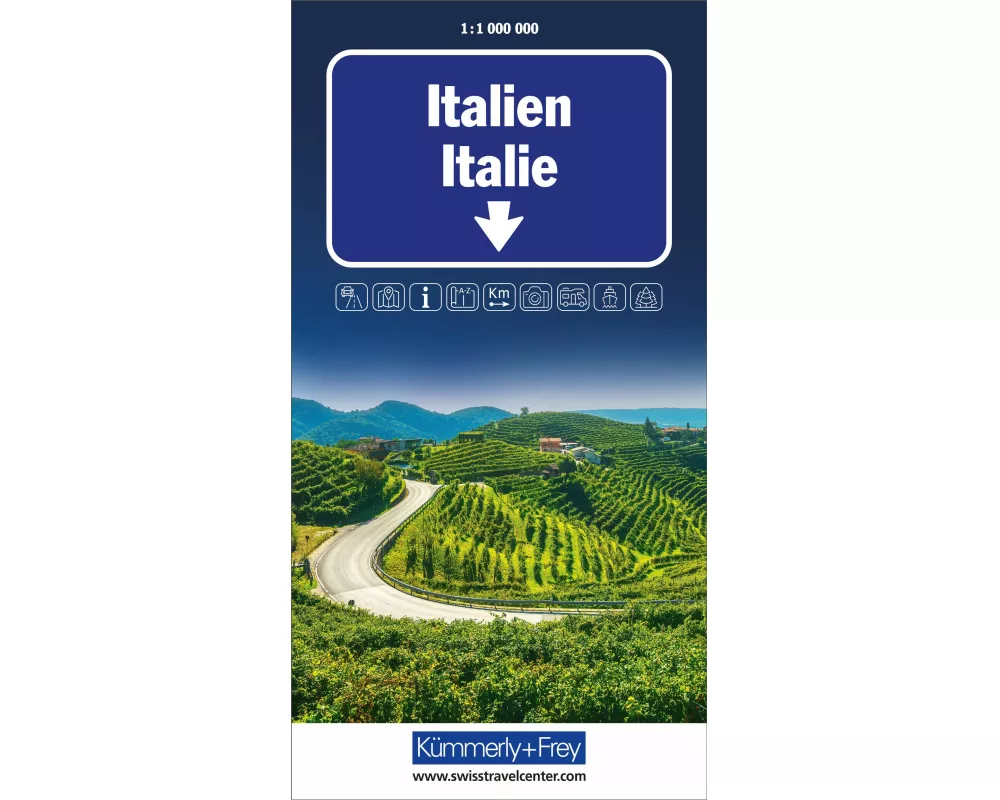 Kümmerly+Frey Strassenkarte Italien 1:1 Mio