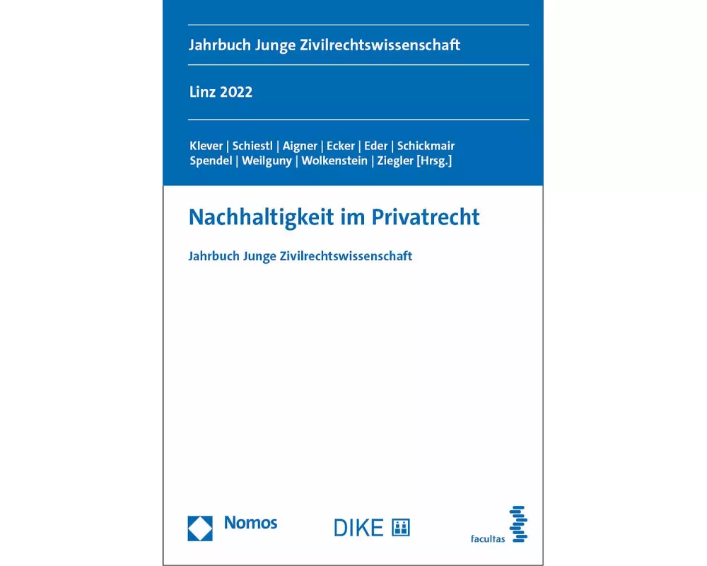 Nachhaltigkeit im Privatrecht