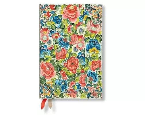 Pear Garden (Peking Opera Embroidery) Mini 18-month Dayplanner 2024