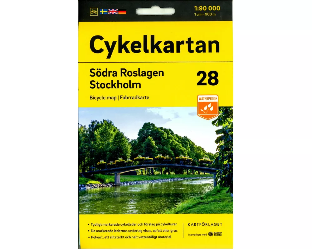 Cykelkartan Blad 28 S:a Roslagen/Stockholm
