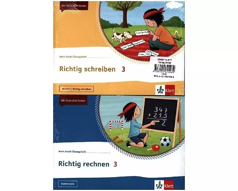 Mein Anoki-Übungsheft - Paket Richtig schreiben / Richtig rechnen 3