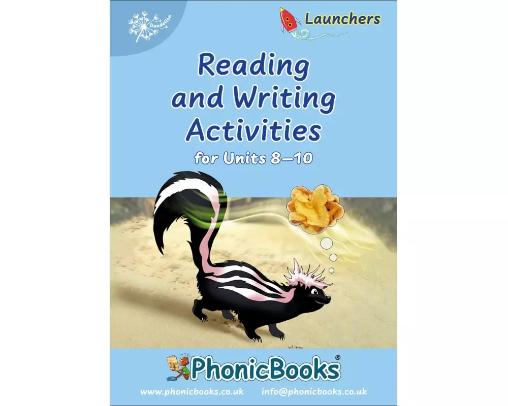 Phonic Books Dandelion Launchers Reading and Writing Activities Units 8-10