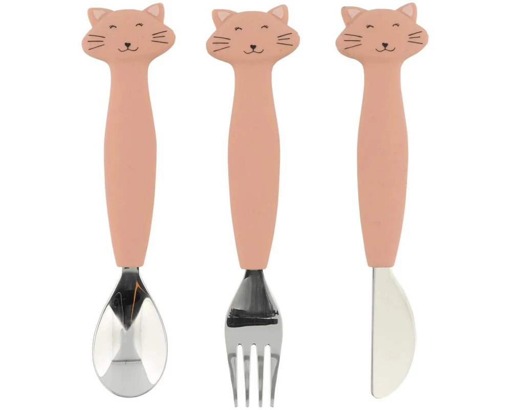 Trixie Kinderbesteckset 3-teilig Katze