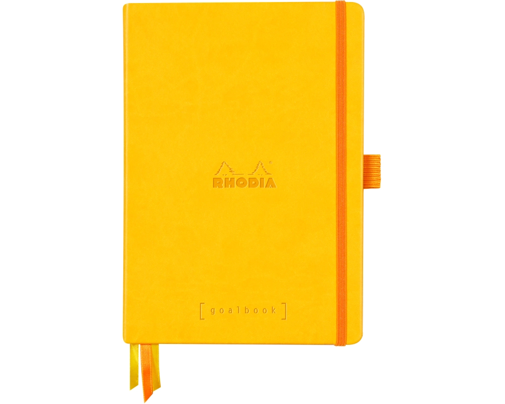 RHODIA Goalbook Notizbuch A5 118585C Hardcover gelb 240 S.