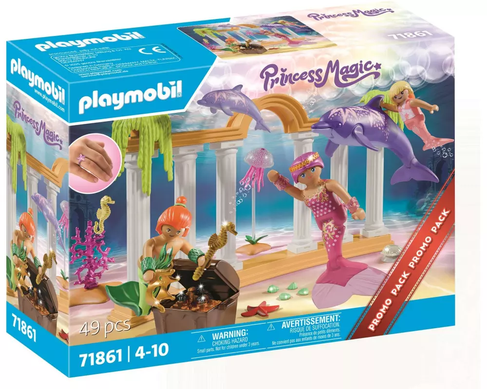 Playmobil Princess Magic Meerjungfrauen-Schatz mit Delfinen 71861