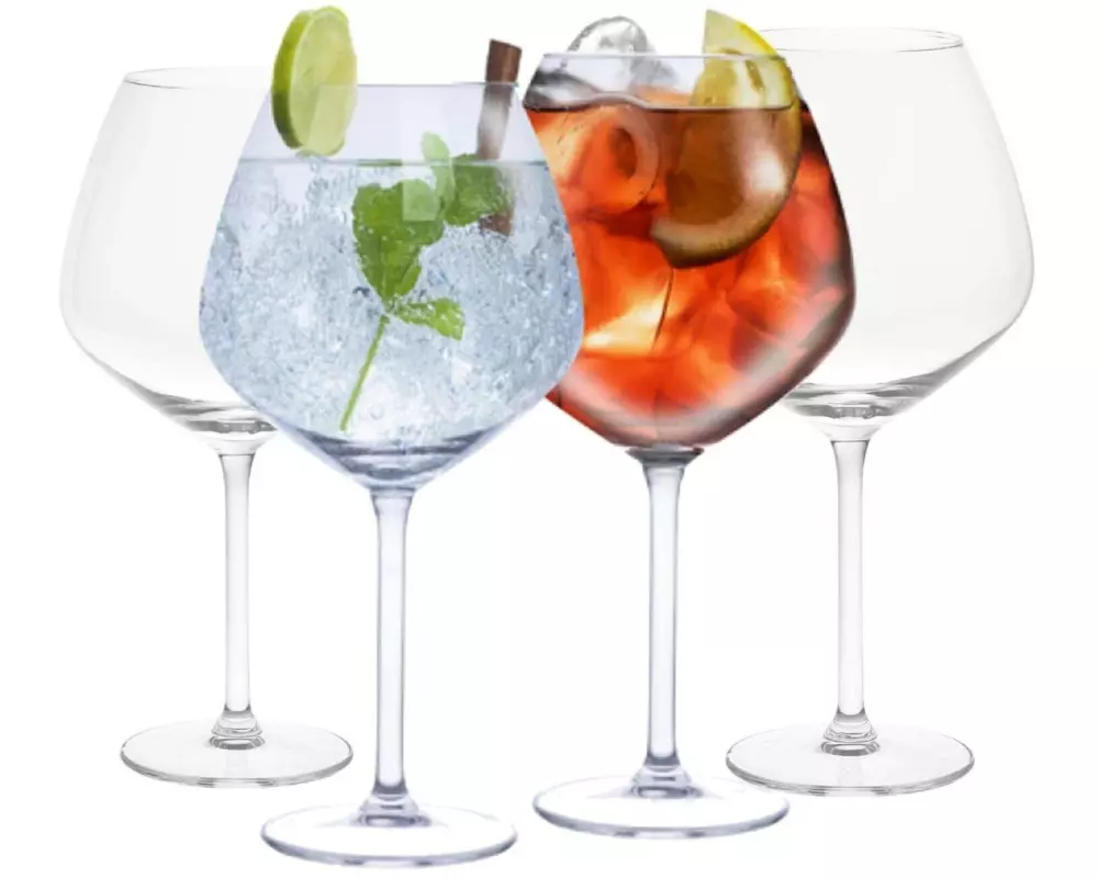 alpina Gin-Gläser 730 ml, 4 Stück, Transparent