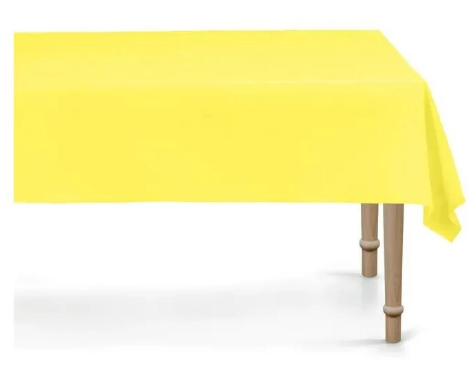 Partydeco Tischdecke Gelb, 183 x 137 cm
