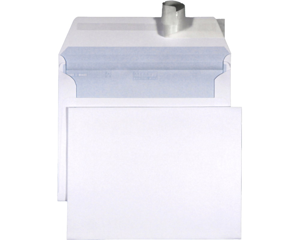 METTLER Couvert ohne Fenster C5 8066-SEITENF 120g, ultraweiss 250 Stk.