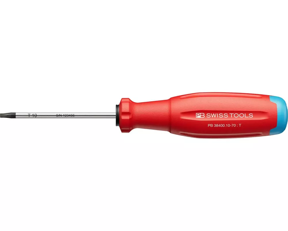 PB Swiss Tools Schraubenzieher SwissGrip Evo PB 38400.10-70 B Rot