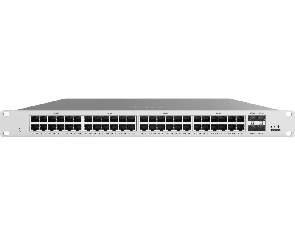 CISCO Meraki MS125-48FP 10G Layer2 Cloud-Managed 48x GigE 740W PoE Switch