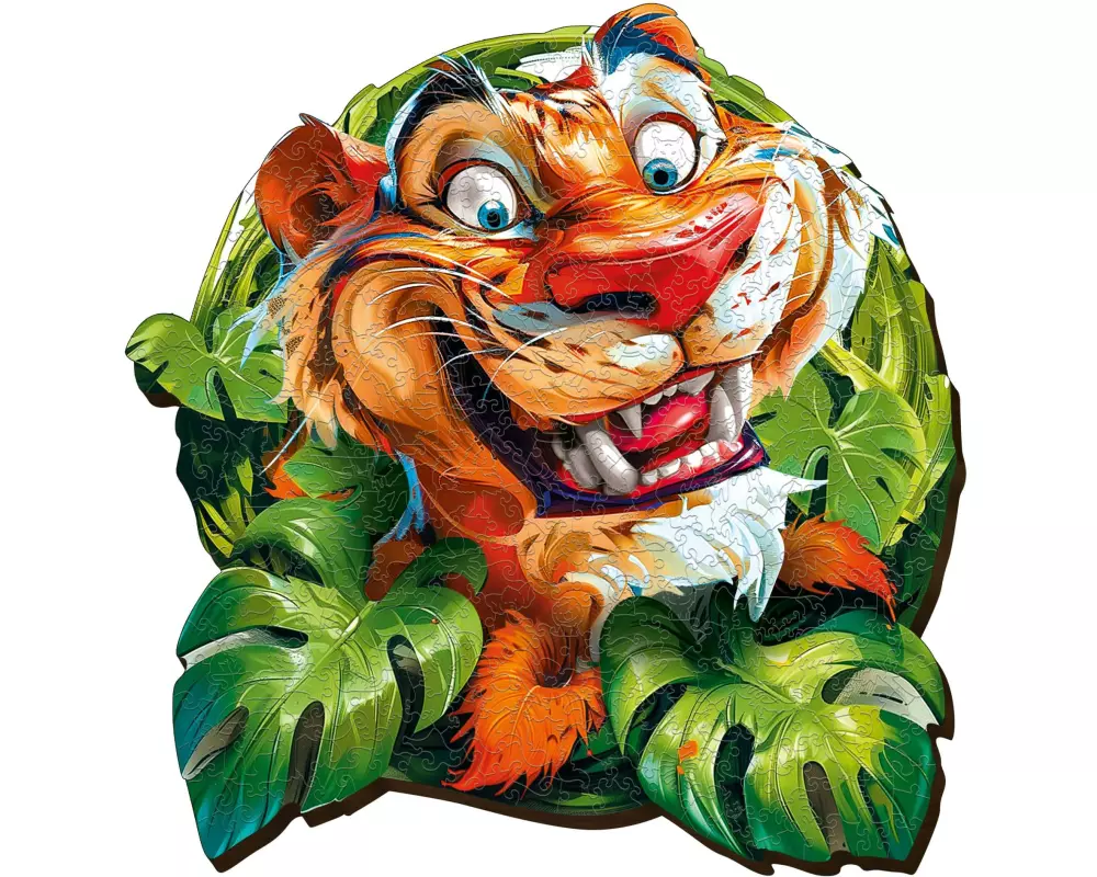 Escape Welt Holz-Puzzle Tiger
